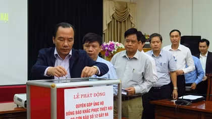 Mặt trận Tổ quốc Việt Nam ra lời kêu gọi ủng hộ đồng bào khắc phục hậu quả thiệt hại cơn bão số 12