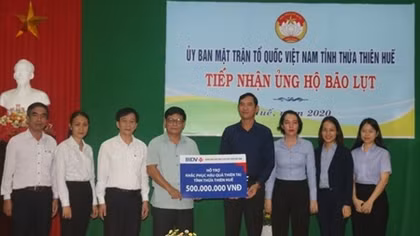 BIDV dành 08 tỷ đồng hỗ trợ đồng bào miền Trung bị ảnh hưởng bởi lũ lụt