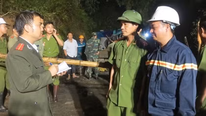 Tác nghiệp nơi hiện trường nóng bỏng