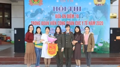 Tổ chức Hội thi “Bữa ăn điểm 10” trong công đoàn Cục Y tế