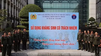 Lan tỏa mạnh mẽ công tác phòng, chống kháng thuốc trong CAND