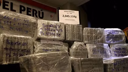 Cảnh sát Peru bắt ma túy