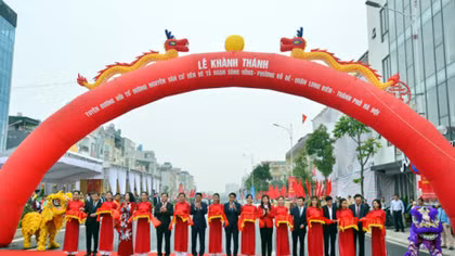Khánh thành nối đường Nguyễn Văn Cừ đến đê Tả ngạn sông Hồng