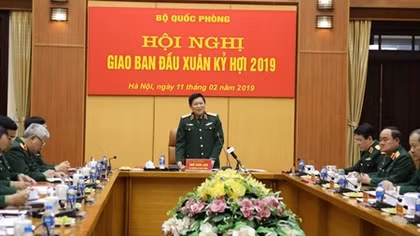 Bộ Quốc phòng tổ chức Hội nghị giao ban đầu xuân Kỷ Hợi 2019