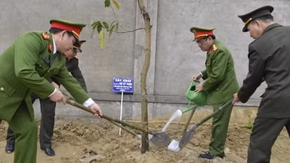 Công an các tỉnh, thành phát động Tết trồng cây Xuân Kỷ Hợi 2019