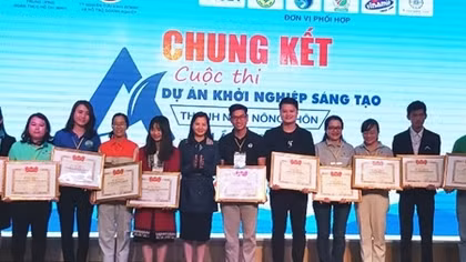 Nhiều dự án khởi nghiệp sáng tạo đoạt giải thưởng