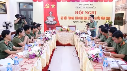 Cụm thi đua số 5-Bộ Công an sơ kết phong trào thi đua 6 tháng đầu năm 2020