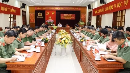 Cụm thi đua số 3 sơ kết phong trào thi đua “Vì ANTQ” 6 tháng đầu năm 2020
