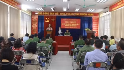 Tăng cường bảo đảm an ninh các mục tiêu trọng điểm tuyến phố Thiền Quang