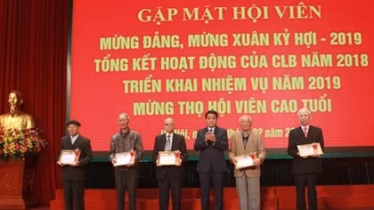 Gặp mặt các sỹ quan hưu trí Công an TP Hà Nội