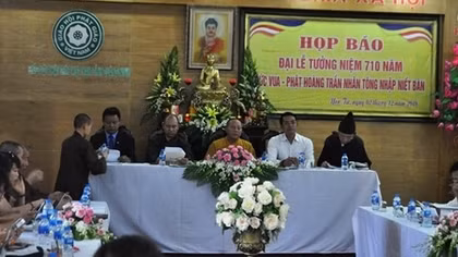 Đại lễ tưởng niệm 710 năm Phật hoàng Trần Nhân Tông nhập Niết bàn sẽ thu hút hàng vạn người