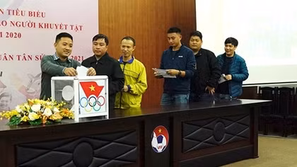 Bầu chọn vận động viên tiêu biểu 2020