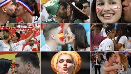 Những nụ hôn cháy bỏng nhất của World Cup 2018