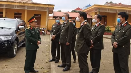 Kiểm tra công tác phòng chống dịch Covid-19 tại Công an Lạng Sơn