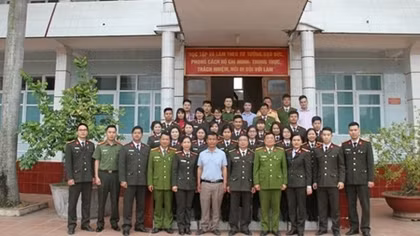Viện Chiến lược và Khoa học Công an sinh hoạt chính trị tại Đảo Cô Tô