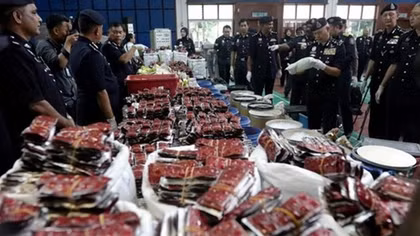 Malaysia bắt vụ ma túy "khủng"