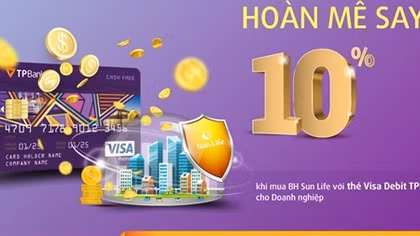 Ưu đãi lớn khi doanh nghiệp thanh toán phí bảo hiểm SunLife bằng Thẻ ghi nợ quốc tế