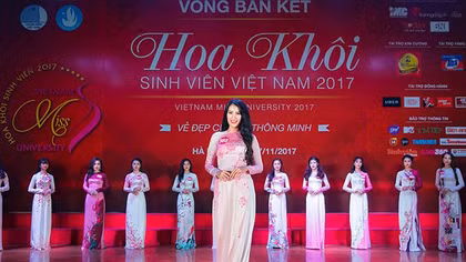 45 người đẹp vào chung kết “Hoa khôi Sinh viên Việt Nam” 2017