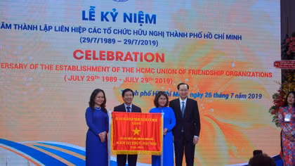 Kỷ niệm 30 năm Liên hiệp các tổ chức hữu nghị TP Hồ Chí Minh