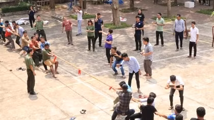Cao đẳng ANND I với nhiều hoạt động vui Tết cho học viên Campuchia