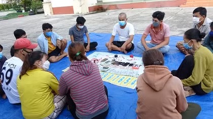 Sòng lắc tài xỉu trong rừng phòng hộ Dầu Tiếng