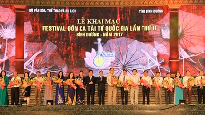 Khai mạc Festival đờn ca tài tử quốc gia lần thứ II - Bình Dương 2017 