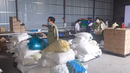 Phát hiện công ty thu gom găng tay y tế cũ để bán