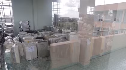 Container nhập lậu “khủng” hàng kim khí điện máy trái phép