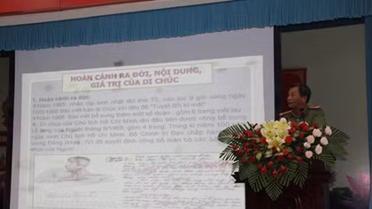 Sôi nổi Hội thi báo cáo viên giỏi Công an Tây Ninh