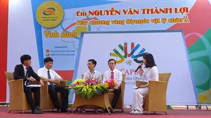 Bình Phước thưởng "khủng" cho học sinh giành giải vàng Olympic Vật lý 