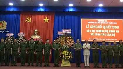 Thiếu tướng Trần Thành Hưng giữ chức vụ Hiệu trưởng Đại học CSND