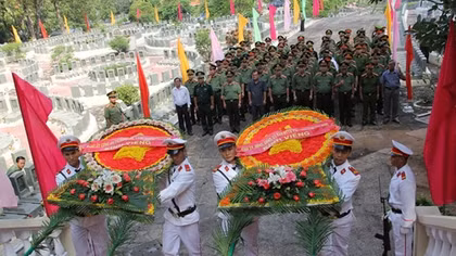 Tưởng niệm các liệt sỹ An ninh Trung ương Cục miền Nam