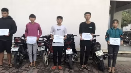  3 nhóm “quái xế” tụ tập "biểu diễn' đua xe trái phép