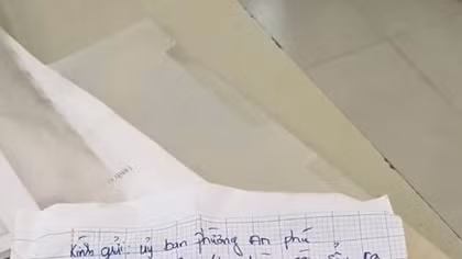Tên cướp trả lại 100 triệu đồng và viết thư xin lỗi nạn nhân vì...hối hận