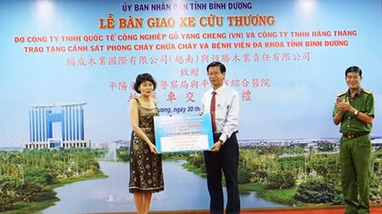 UBND tỉnh Bình Dương làm việc với Cục Cảnh sát PCCC TP Đài Trung