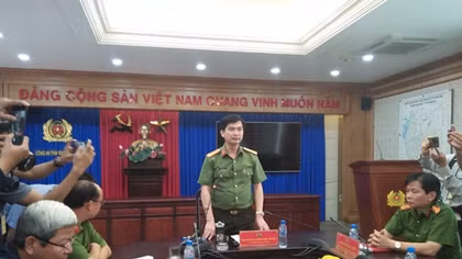 Họp báo vụ sát hại dã man ba bà cháu ở Bình Dương