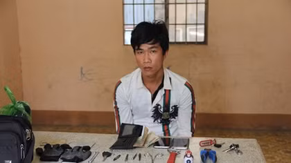 Triệt phá nhóm gây ra 5 vụ trộm vùng giáp biên