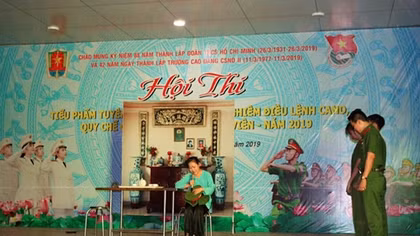 Sôi nổi hội thi tiểu phẩm của hơn 300 học viên Cảnh sát