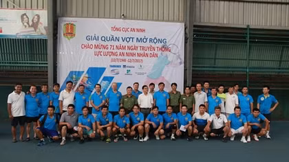 Khai mạc Giải quần vợt Tổng cục An ninh mở rộng