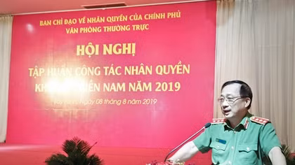 Hội nghị Tập huấn công tác nhân quyền các tỉnh, thành phố phía Nam