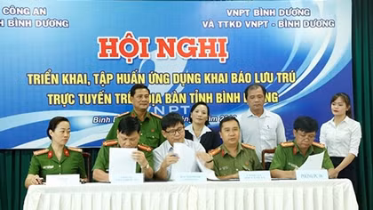 Công an Bình Dương triển khai đăng ký, quản lý lưu trú trực tuyến