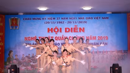 Đặc sắc đêm văn nghệ tri ân thầy, cô giáo CAND