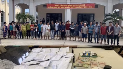 56 đối tượng sát phạt trong sòng lắc tài xỉu hơn nửa tỷ đồng