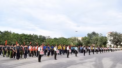 Hơn 1000 vận động viên tranh tài Hội thao Cao đẳng ANND II