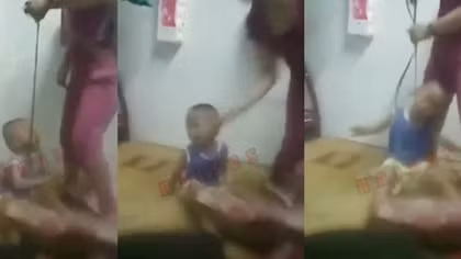 Nghi án mẹ cột cổ con ruột và đánh đập dã man