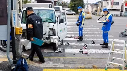 Xe tải lao vào nhóm trẻ mẫu giáo khiến nhiều người nhập viện
