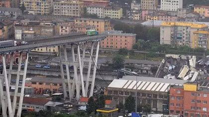 Thảm kịch sập cầu cao tốc Italia, hàng chục người nghi thiệt mạng