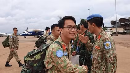 Các chiến sĩ mũ nồi xanh Việt Nam đã có mặt tại Nam Sudan
