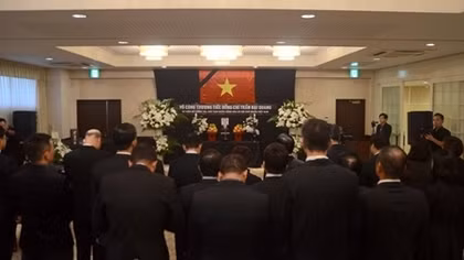 Đại sứ quán Việt Nam tại các nước tổ chức lễ viếng Chủ tịch nước Trần Đại Quang