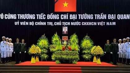 Nguyên thủ nhiều nước tới dự lễ Quốc tang Chủ tịch nước Trần Đại Quang